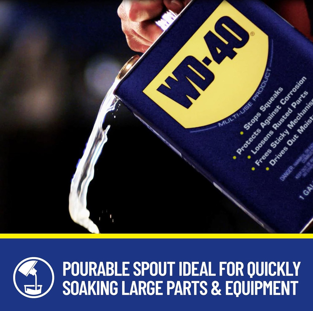 WD-40 Original Formula, Multi-Use Product, One Gallon