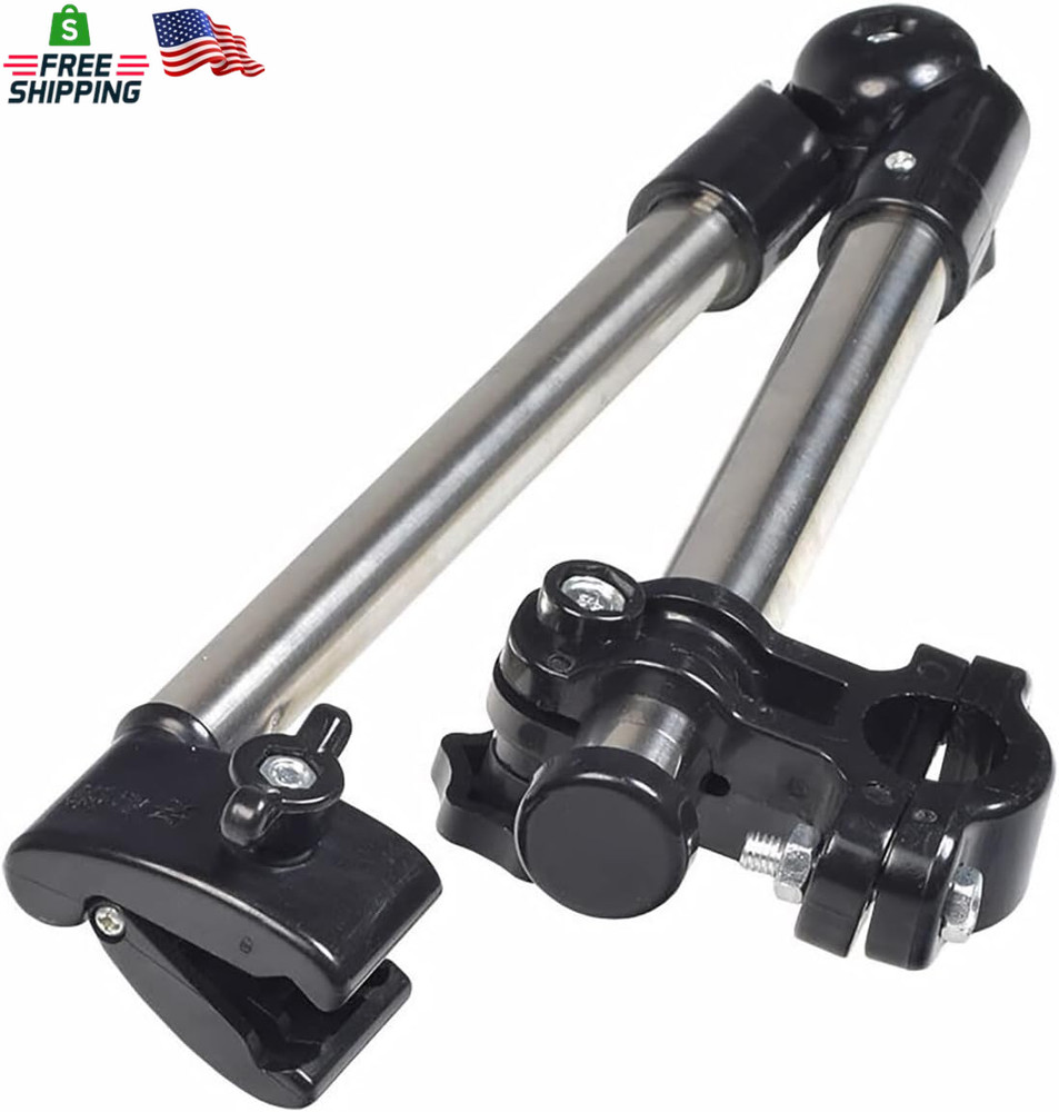 Alveytech Universal Grip Umbrella Holder - 360° Angle Adjustable Attachment Clam