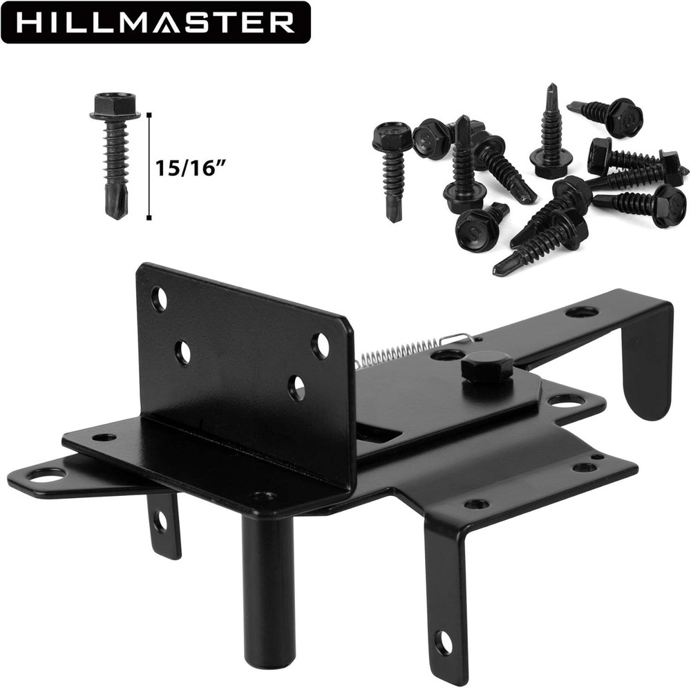 Alloy Steel Black Automatic Gate Latch for Enhanced Security & Durability
