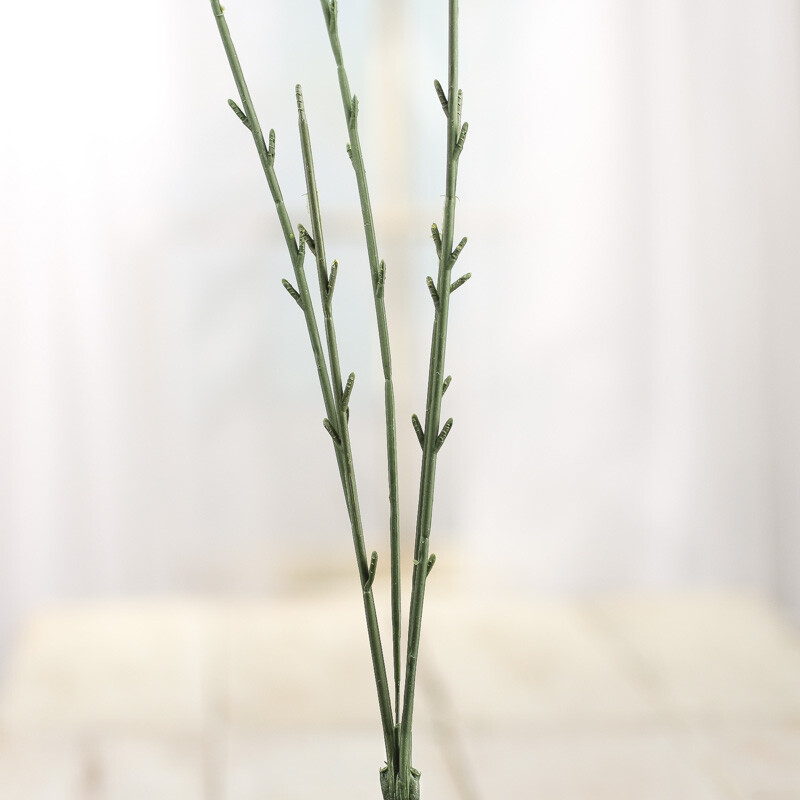 Green Bare Artificial Plastic Stems