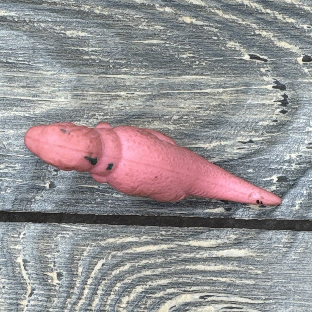 Vintage Pink Dinosaur T-Rex Plastic Figure 2”