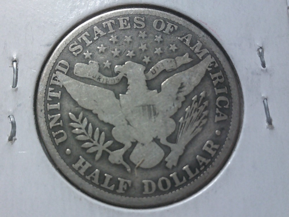 1915-P Barber Half Dollar laz