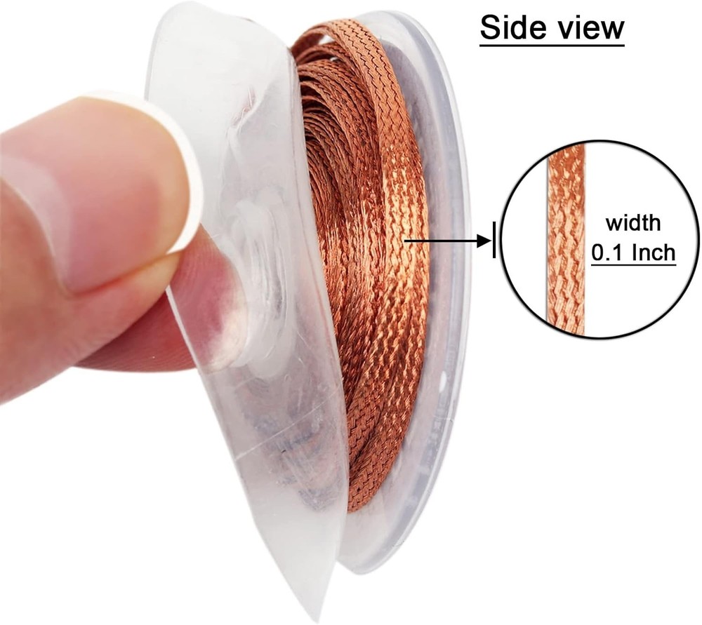 Copper Solder Removal Tool - 5 Pieces Desoldering Wick