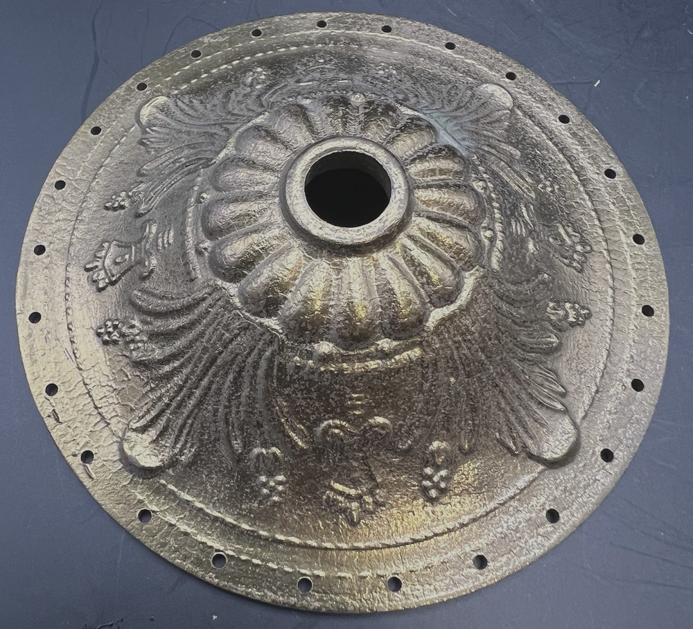 VTG 2 matching solid bronze decorative architectural embellishment rosettes Base