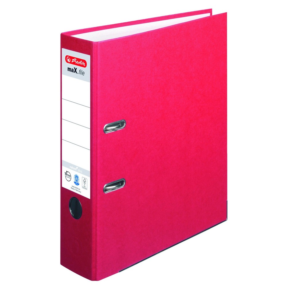 Ordner A4 maX. File Nature Plus 8 cm red