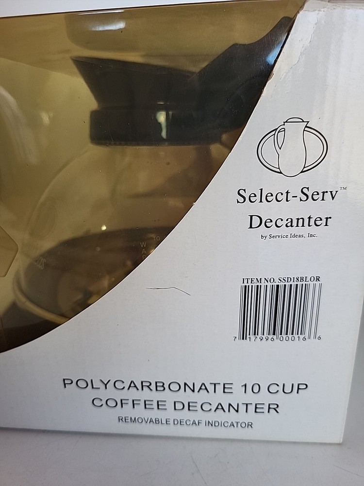 2 Pack Coffee Decanter 10 Cup (Silver), Polycarbonate