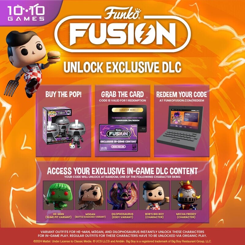 FUNKO Pop! • Fusion • He-Man #1006 • w/Pro • Ships Free • w/game code