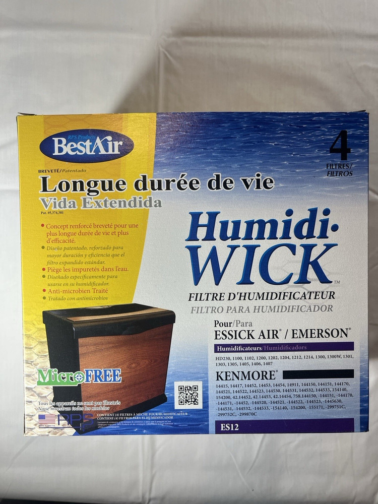 BestAir DO9-C Paper Wick Humidifier Filter, Single Pack - White