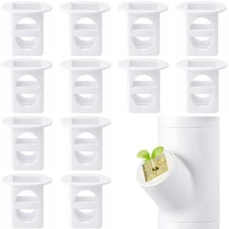 12 Pcs Grow Cubes for Hydroponic System, Grow Cube Hydroponic Cups Compatible wi