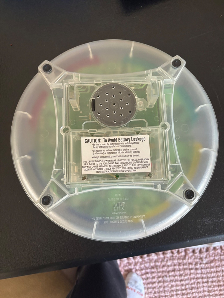 Simon Electronic Game - Clear by Milton Bradley