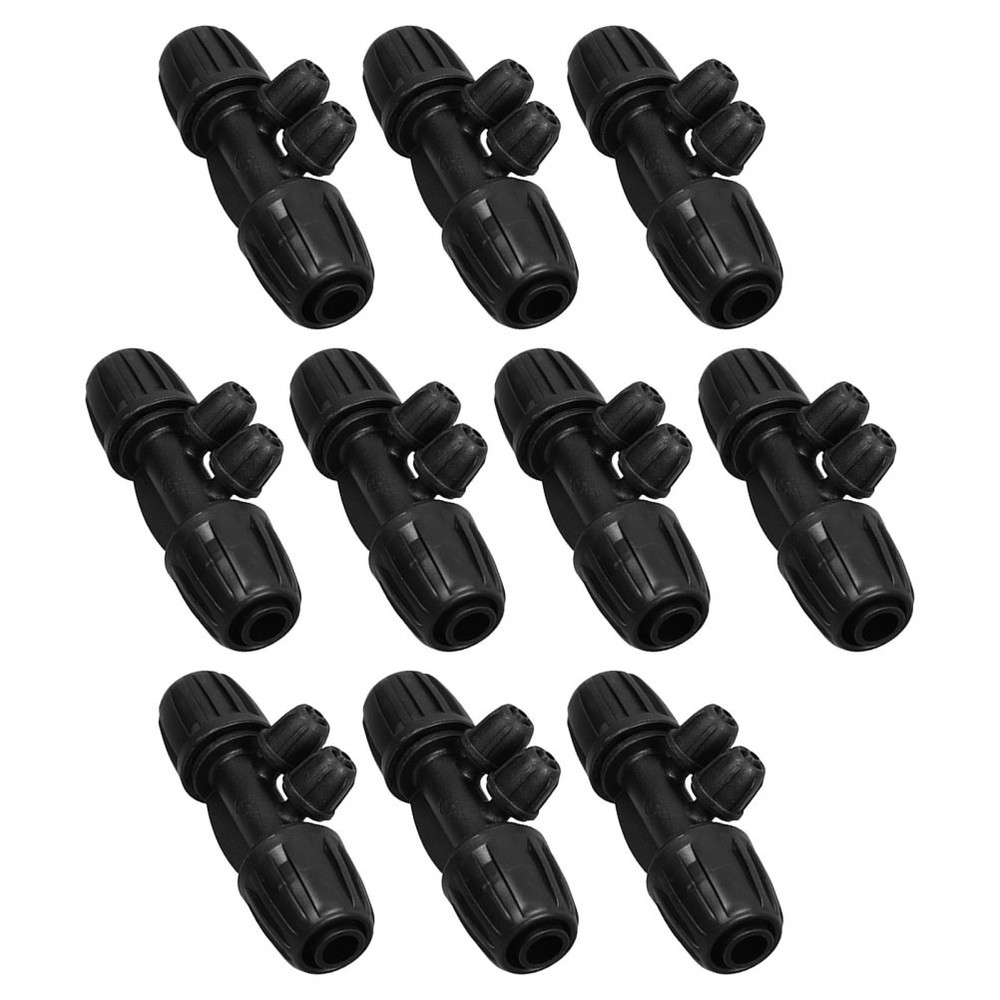 10 Pcs Drip Irrigation Barbed Connectors Coupling Coupler Fitting