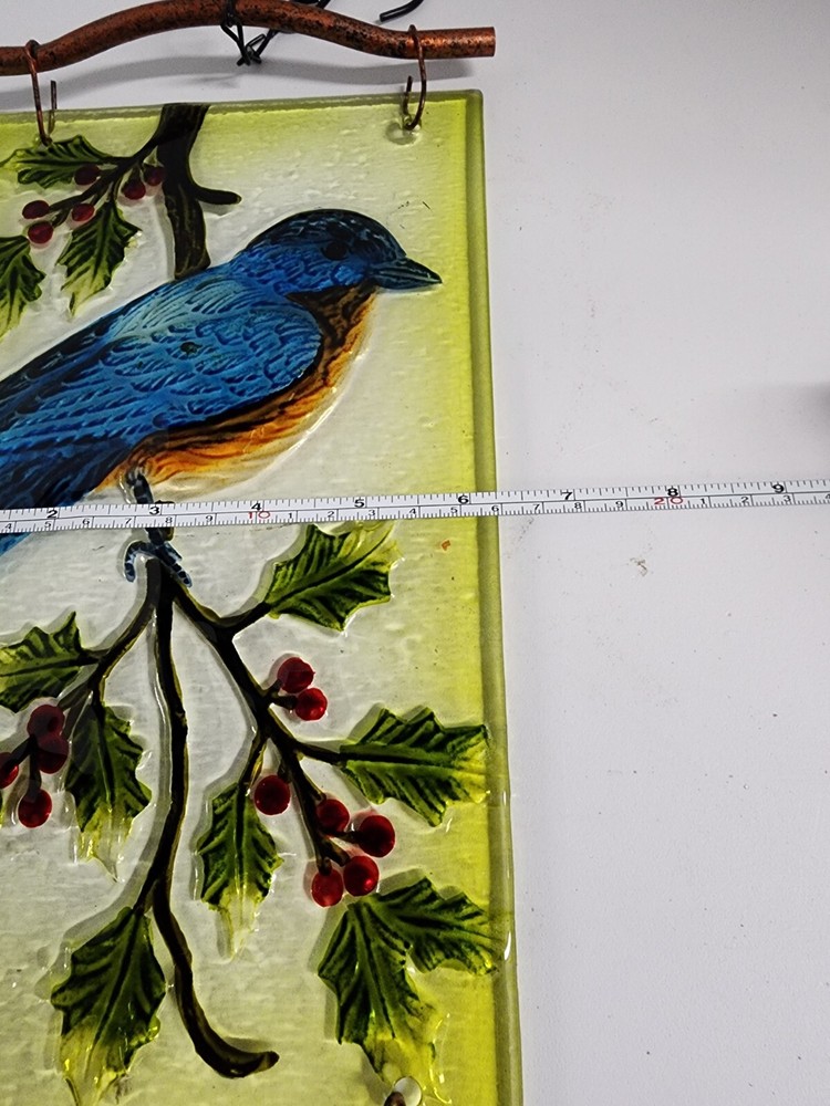 Blue Jay On Branch Sun Catcher