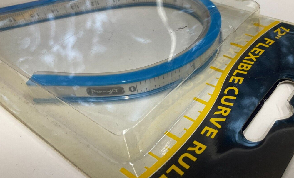 PRO-RIGHT 12" FLEXIBLE CURVE RULER