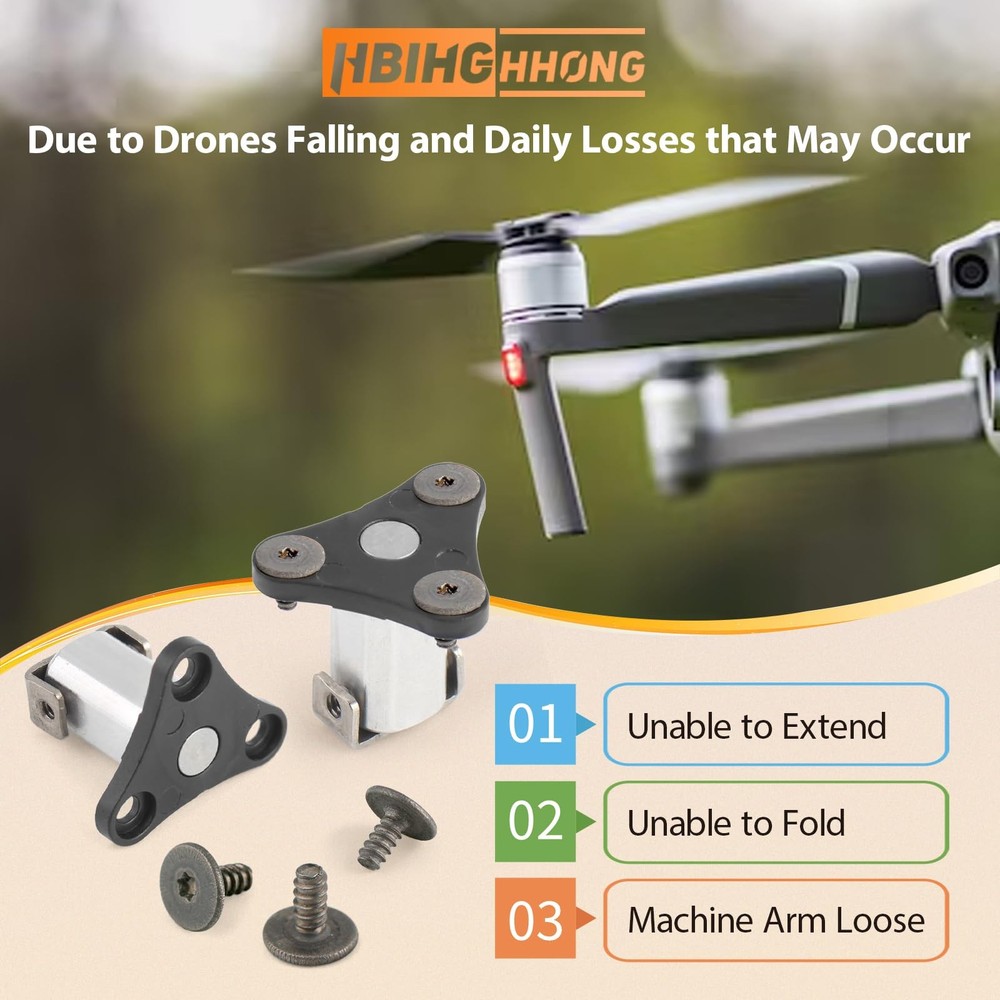 2Pcs Front Arm Axis Replacement for DJI Mini 4 Pro/Mini 3 Shaft...