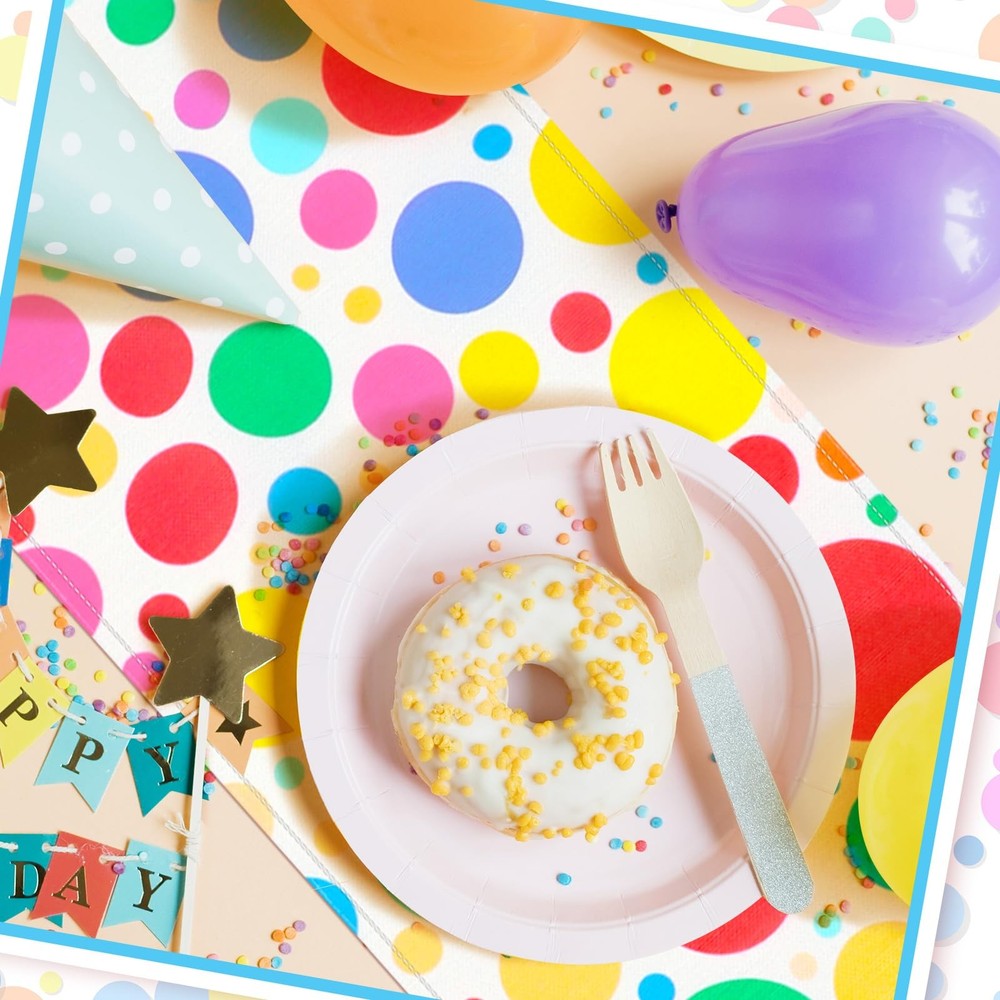 Windkream 2 Pcs Inside Party Table Runner Feelings Theme Birthday Party Table Ru