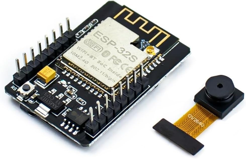 WiFi/Bluetooth ESP32-CAM Kit: 2x Modules with OV2640 Camera - Easy Development