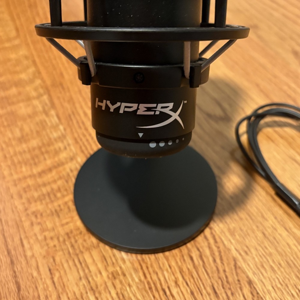 HyperX QuadCast S RGB USB Gaming Microphone (Tested and Working)