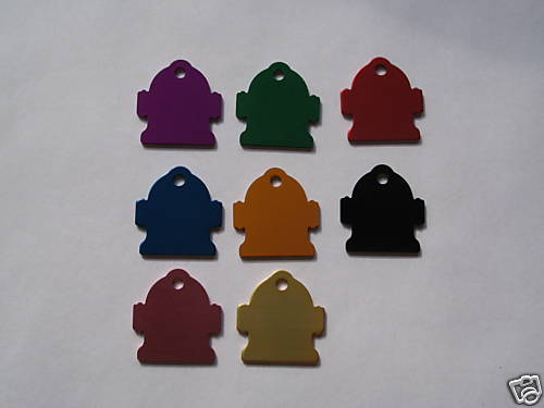 PET TAGS  DOG TAGS  CAT TAGS  ID TAGS FIRE HYDRANT SM.