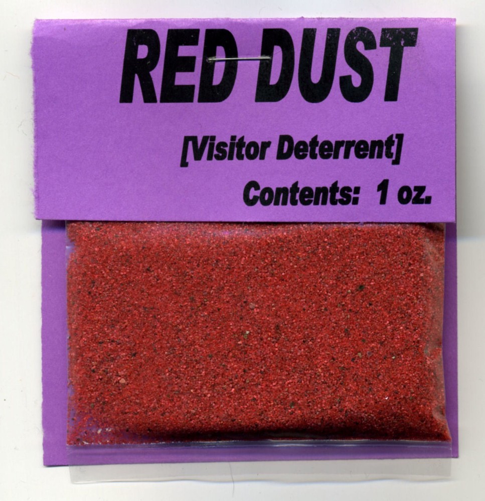V Visitor Deterrent -- 'RED DUST' - 1 oz package