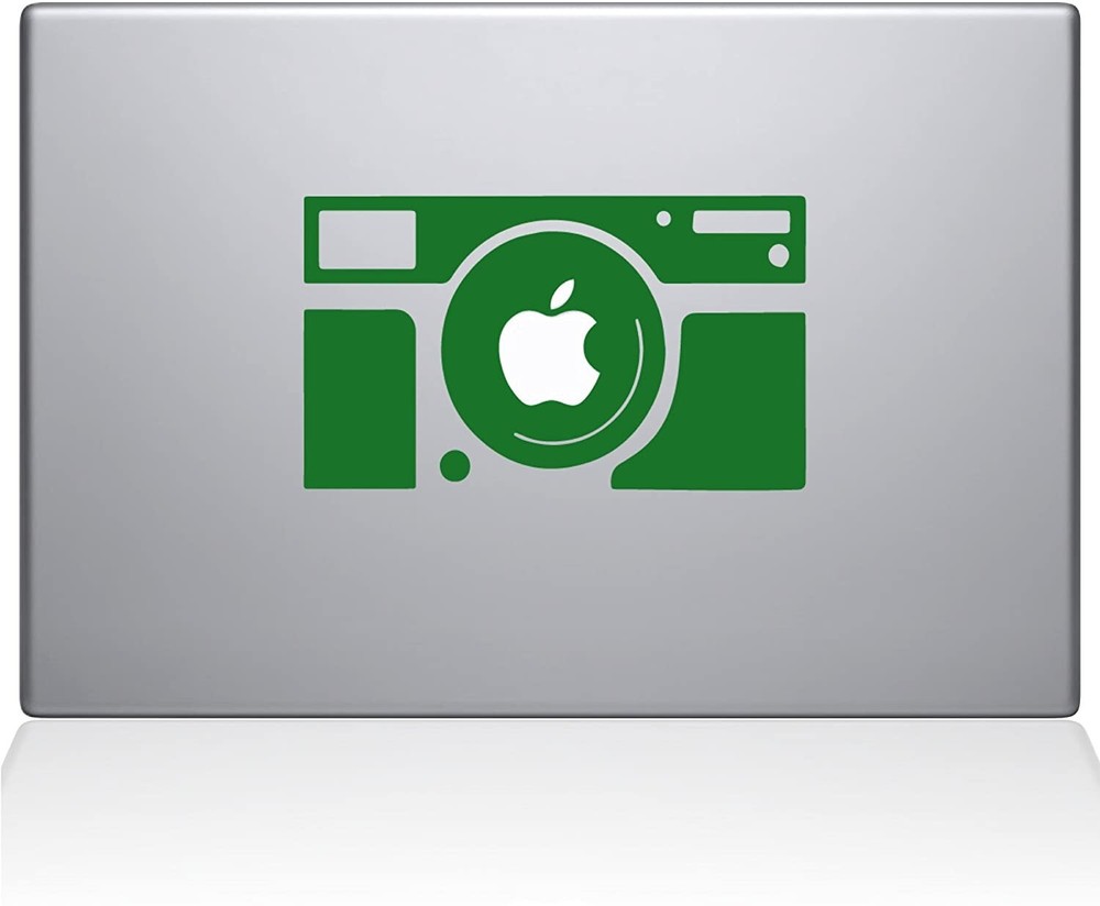The Decal Guru Rectangular Camera Decal Vinyl Sticker, 15" MacBook Pro,2015 & Up