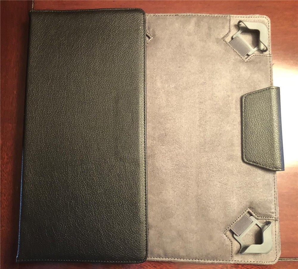NEW NSIGNIA BLACK 12" Folding Tablet Case Adjustble 360 deg. secure protection