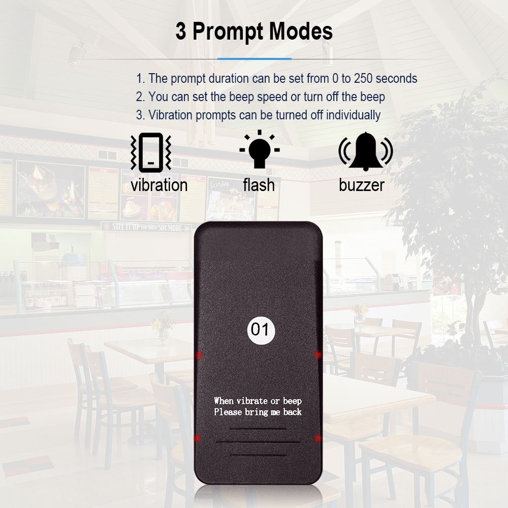 CATEL CTP320 Wireless Restaurant Pager System 20 Coaster Buzzers