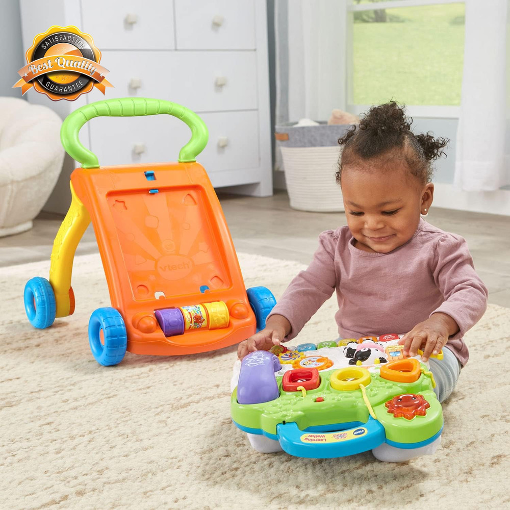 Sit to Stand Baby Learning Walker Activity Push Toy Infant Support