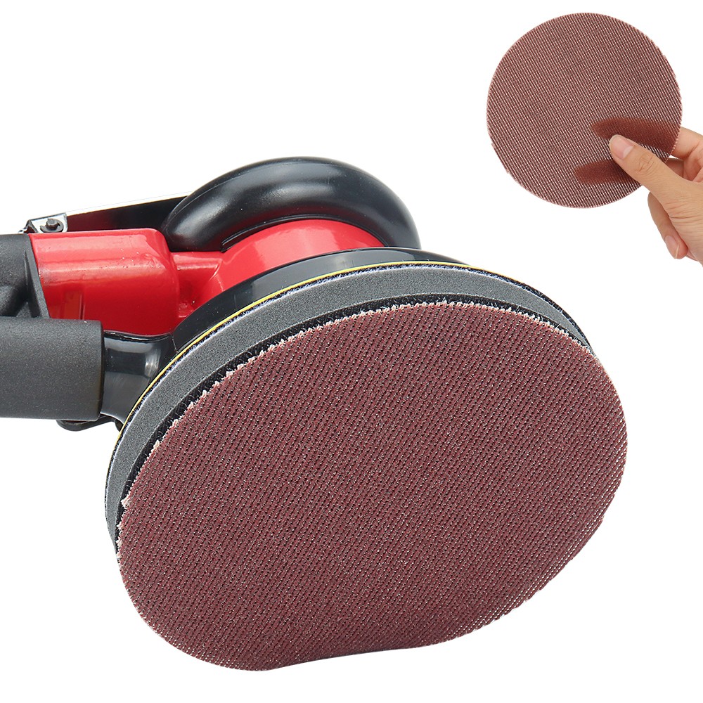 25Pcs 5inch Mesh Sanding Discs Hook&Loop Abrasive Dust Free Disc Anti-Blocking