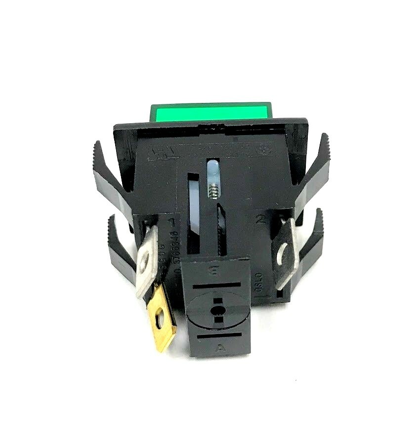CHALLENGE SWITCH, PUSH BUTTON ( GREEN ) NOS, OEM P/N: E-1045-4