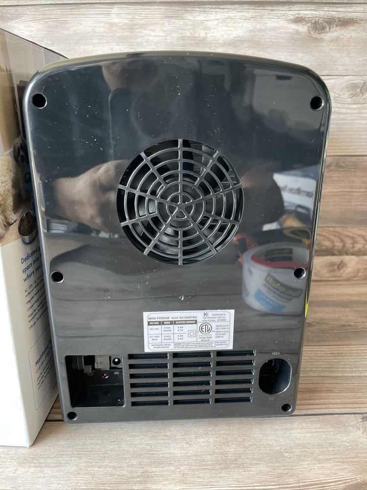 Personal Chiller Mini Fridge Small Space Cooler Black MISSING CORD