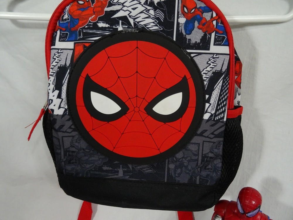 Marvel Spiderman Figure 12" Spiderman Sunglasses 10" Backpack & Coloring Book