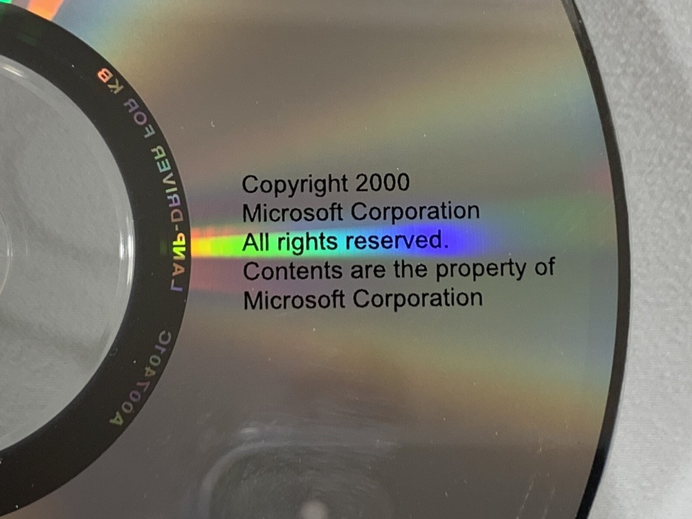 Microsoft Intellitype Pro v1.2 Keyboard Software CD for Windows ME