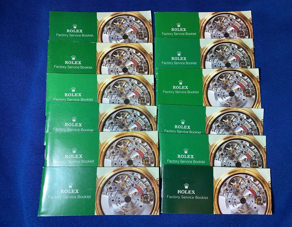 Rolex Factory Service Booklet