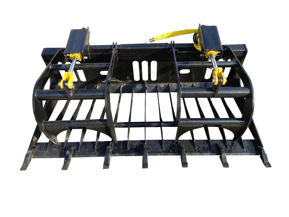 72" E-SERIES ROCK GRAPPLE BOBCAT & MOST SKIDSTEER ATTACHMENT QUICK ATTACH