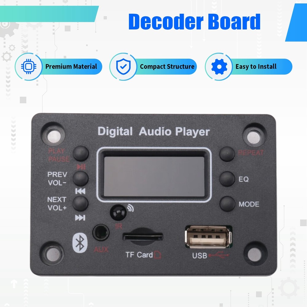 1pc Bluetooth MP3 Decoder Board with External Microphone Function M8D51236
