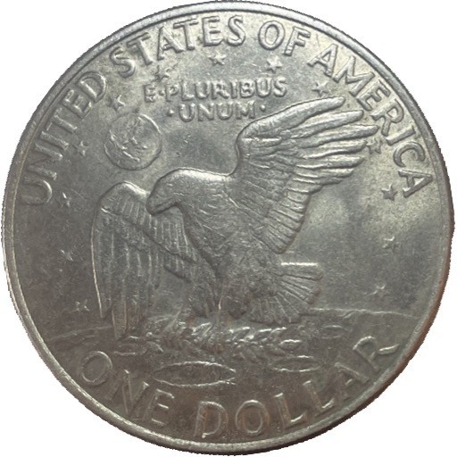 1972 Eisenhower dollar D mint Type 1