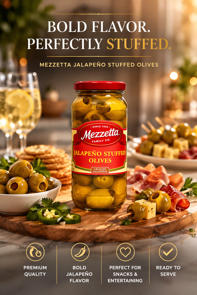 Mezzetta Jalapeno Stuffed Olives