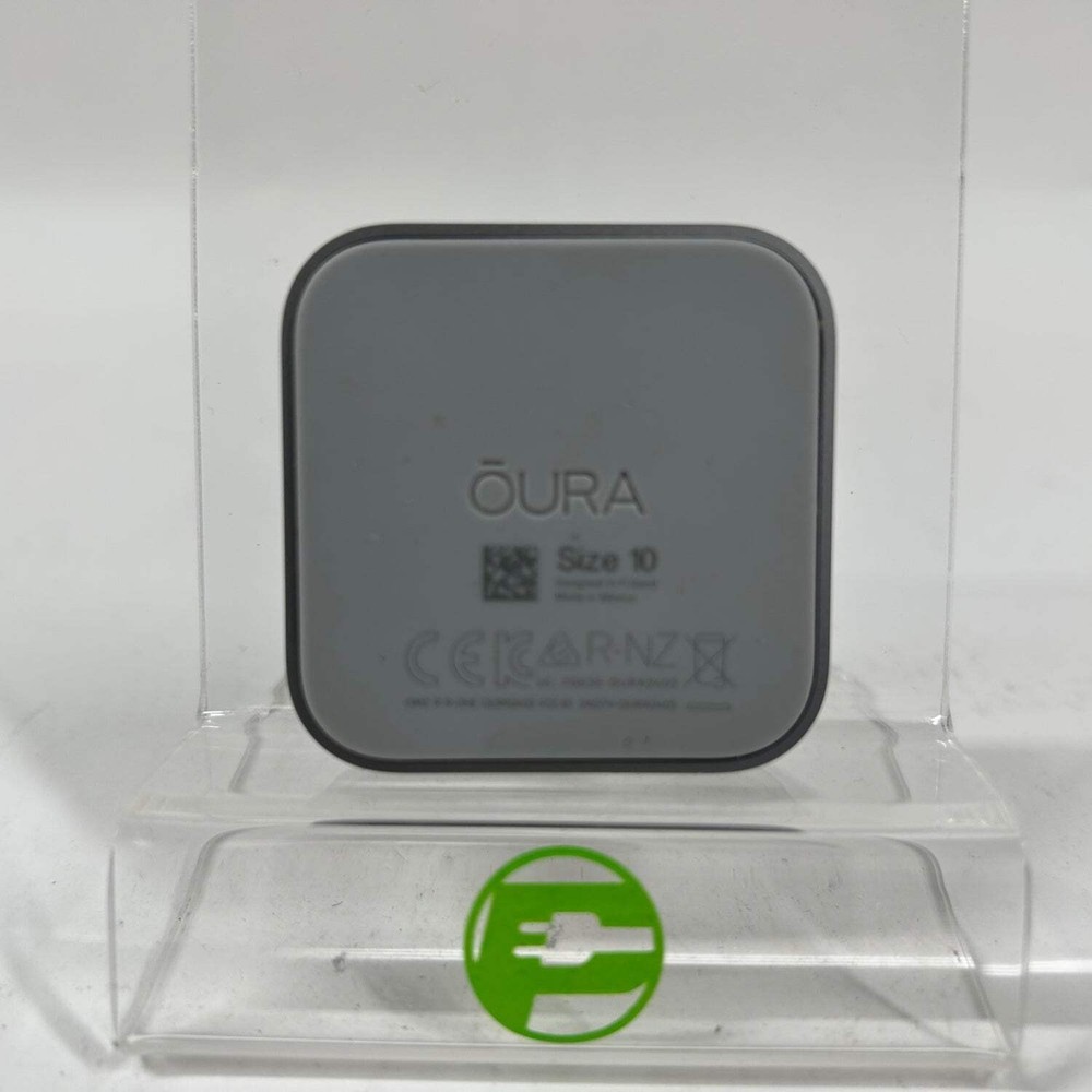 Oura Ring 4 Size 10 Silver Titanium Smart Ring JZ90-54217-10