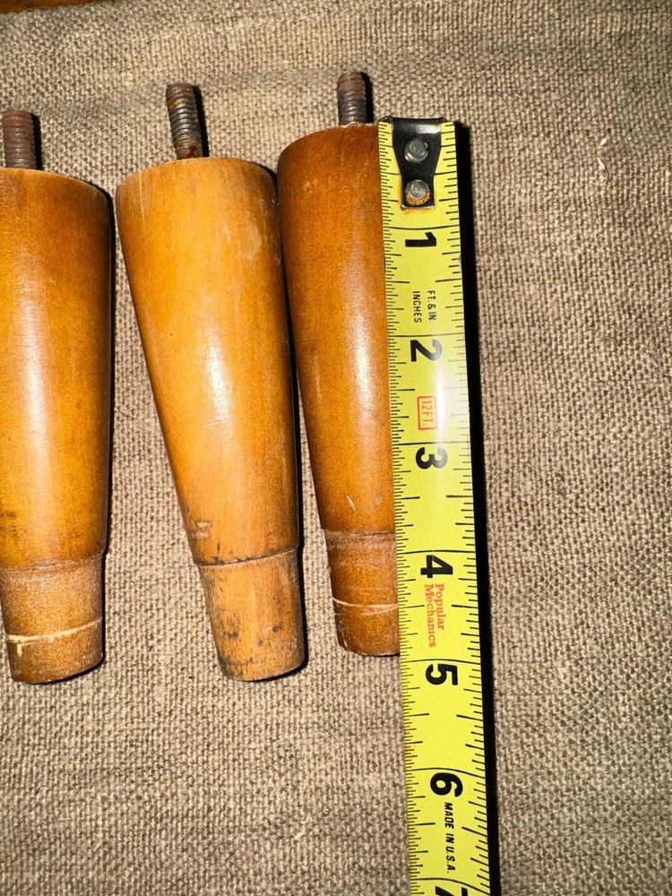 Vintage Stool/Table Legs, 5” Long, 4 Total MCM