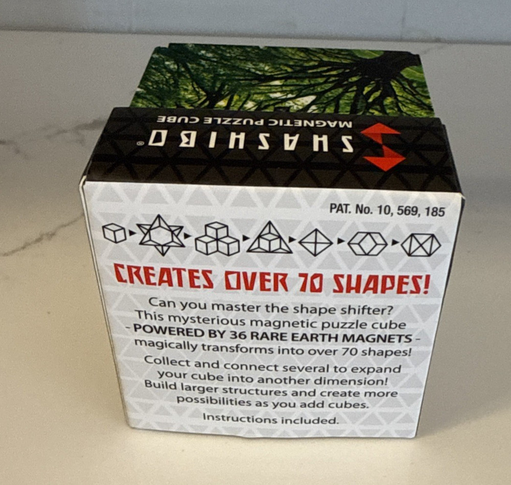 SHASHIBO Shape Shifting Box Cube Award Winning STEM Elements Rare Earth