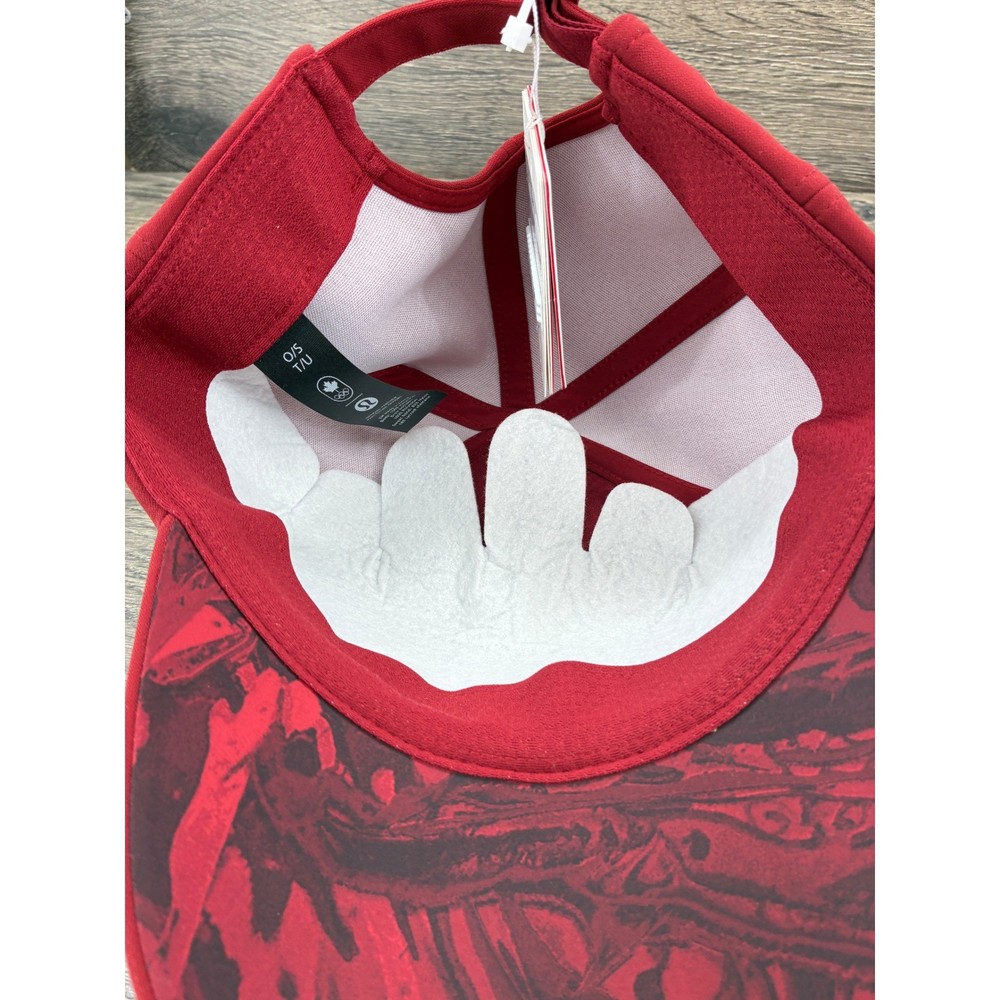 Lululemon Team Canada Baller Hat Soft Red Olympic Baseball Cap Adjustable