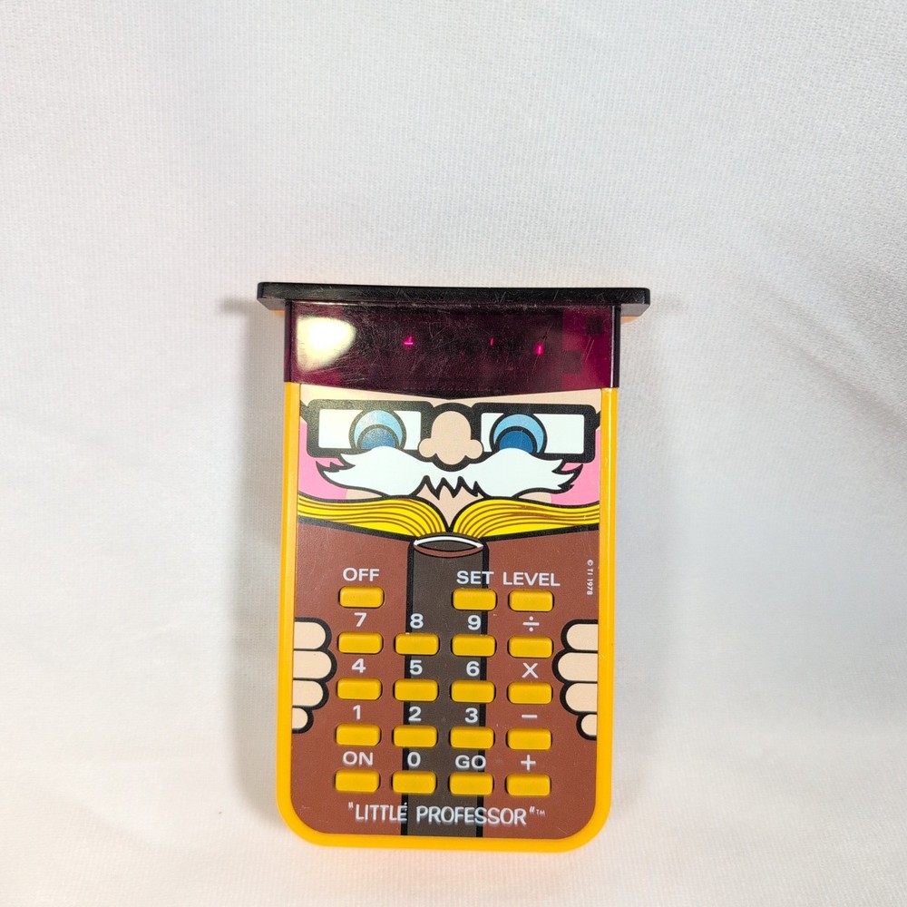 Texas Instruments Little Professor 1976 Learning Teaching Calculator Tested