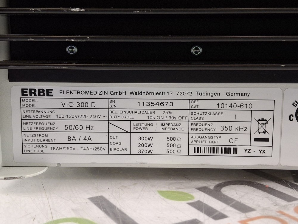 Erbe VIO 300D Electrosurgical Unit