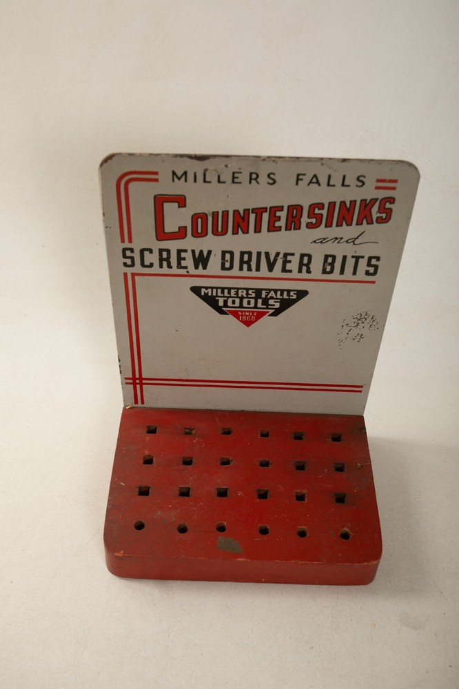 Millers Falls Tools Counter Display (A3L/JSF6) Countersinks Screw Driver Bits