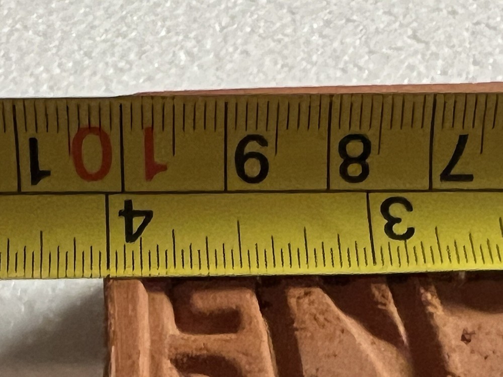 OLD NAUVOO MORMAN SOUVENIR BRICK 4” X 2”