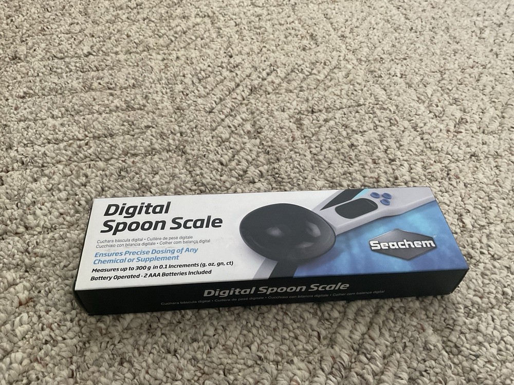 Seachem Digital Spoon Scale for Aquarium Precise Dosing with LCD Display