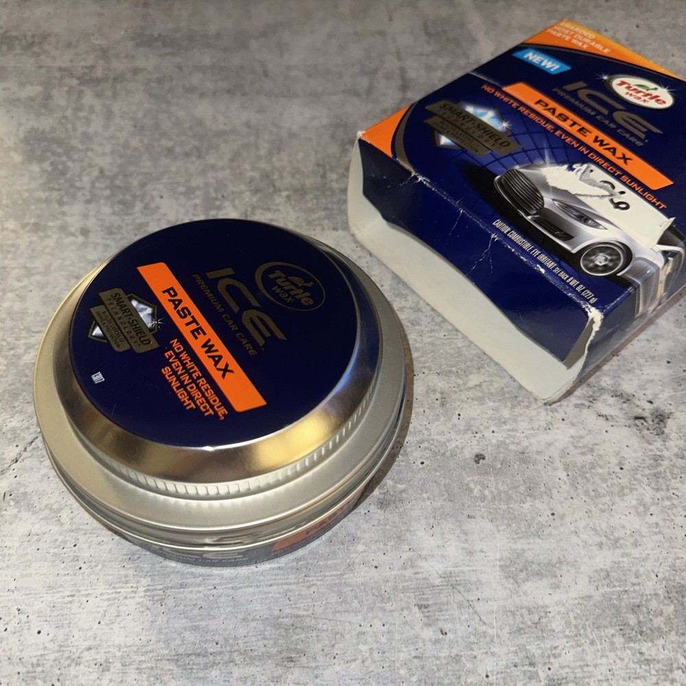 Turtle Wax ICE Paste Wax No White Residue 8oz Read K