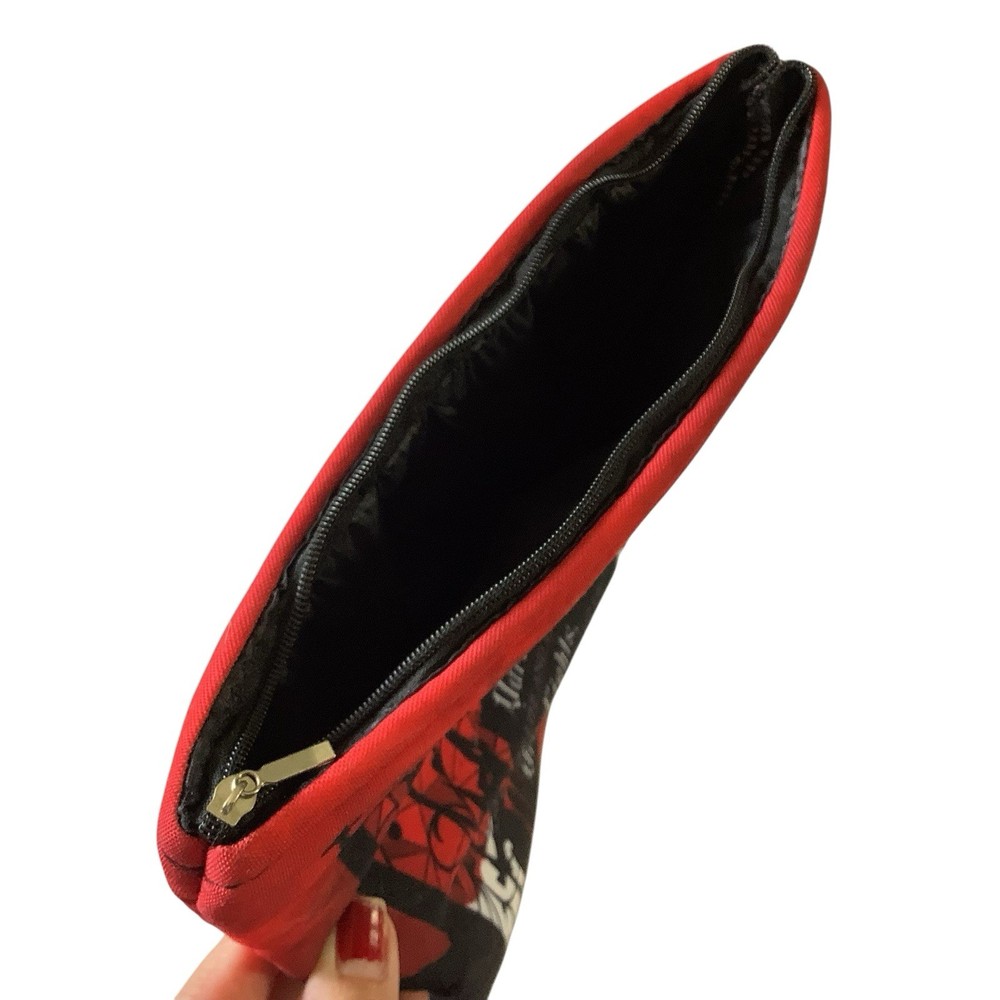 Puffy Fabric Dracula Book Sleeve Zipper Closure
