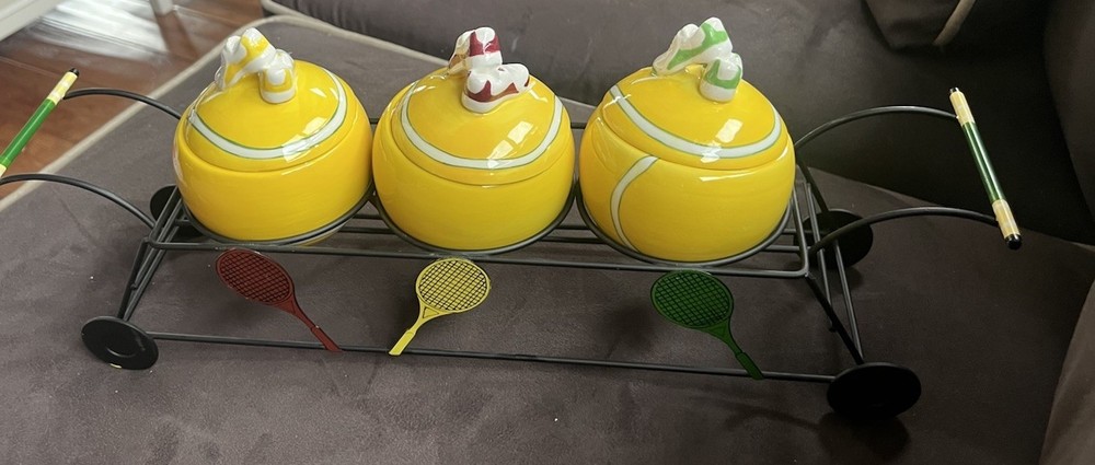Tennis Ball Match Point condiment caddy