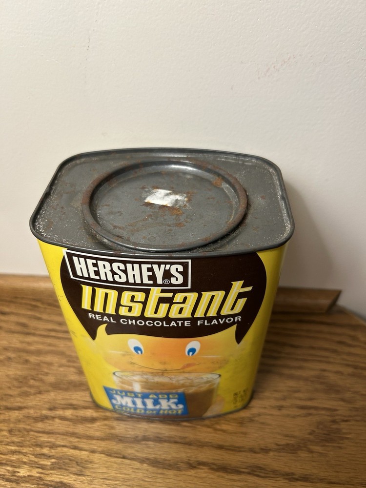 Vintage Hershey’s Instant Chocolate Milk Mix 32 oz. Can ( EMPTY)